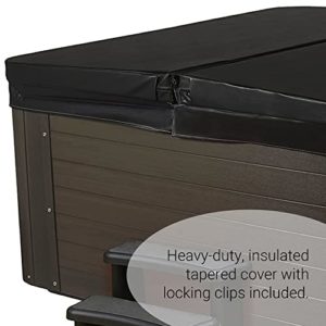 Essential-Hot-Tubs-Select-Series-60-Jet-6-Person-2023-Lounger-with-Adjustable-Massage-Features-240V-Grey-Sterling-Silver-0-1