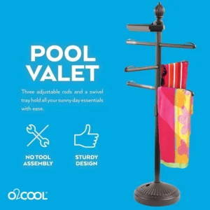 O2COOL BPV04-BRNZ Pool & Spa Valet, Bronze