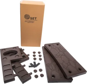 SET SunSolar Energy Technologies- Outdoor and Indoor Spa Steps - Durable Hot Tub Stairs for Easy Access - Universal Side Step - Brown