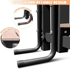 Hot Tub Ladder Above Ground,Pool Hot Tub Steps Wood with 2 Handrails and Anti-Skid Pads,600 LB Load Capacity Pool Stairs Pool Steps for Travel Trailers, Spa, Camper, 5th Wheels (2 Step, 2 Handle)