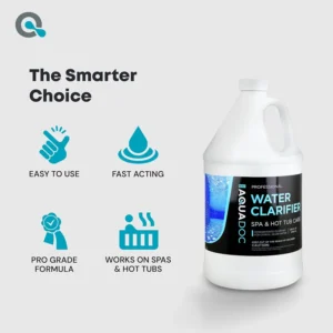 MAV AquaDoc Spa Clarifier & Hot Tub Clarifier for Fast Acting Cloudy Water Treatment, The Spa Clarifier Hot Tub Owners Love, Use Our Hot Tub Water Clarifier to Keep Your Spa Clear & Balanced - 1 Gal