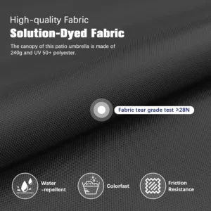 HOTEEL 10x12 Hardtop Gazebo with Heavy Duty Galvanized Steel Double Roof, Aluminum Frame, Flame-Resistant Curtains and Netting, Outdoor Permanent Pavillon for Backyard, Black (2025 Upgraded)