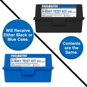 Poolmaster 22260 5-Way Test Kit with Case - Basic Collection