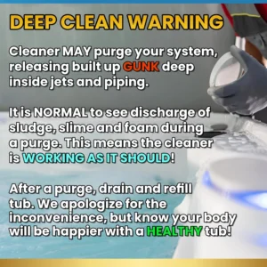 Adios! 3-in-1 Hot Tub Cleaner Clarifies Water, Prevents Scum, Removes Foam and Stops Odors - 32oz (Quart)