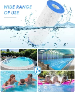 PACETAP Spa Filter Replacement for Pleatco PRB25-IN, 2 Pack Hot Tub Filter Compatible with Unicel C-4326, for Filbur FC-2375, for Pentair R173434, for Waterway 817-5000, for Dynamic RDC-25