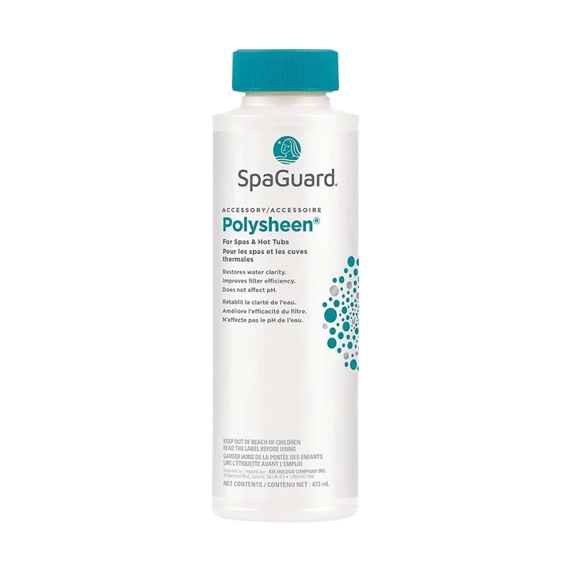 Polysheen (473 ML) Clarifier (SKU 7546) | Clears Cloudy Water Fast | Creates Sparking Water | Hot Tub & Spa Chemicals