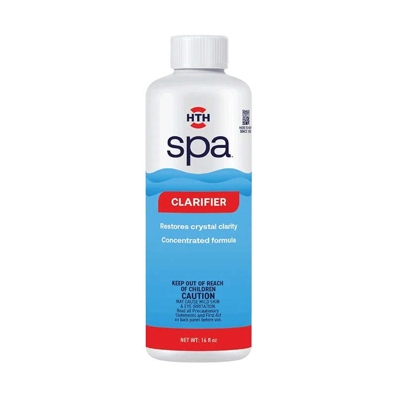 HTH Spa 86121 Clarifier, Concentrated Spa & Hot Tub Chemical for Crystal Clear Water, 16 oz